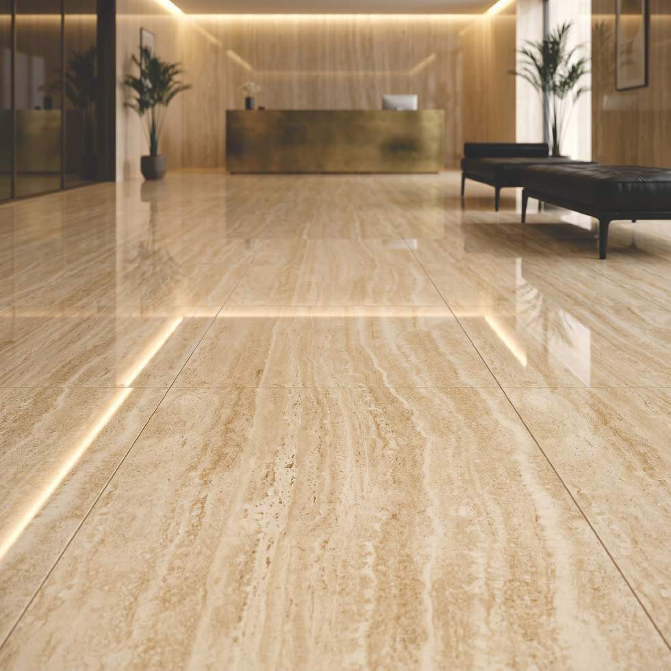 Travertino Ivory — Concrete & Stone Look porcelain tile