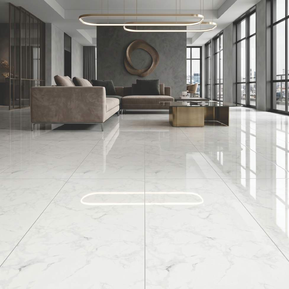 Bianco White — Marble Look porcelain tile