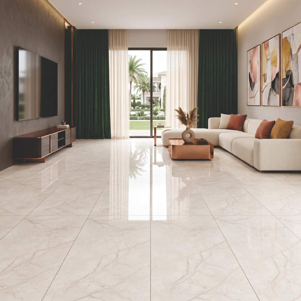Fittonia Ivory CDK porcelain tile from the Glizers stocklist